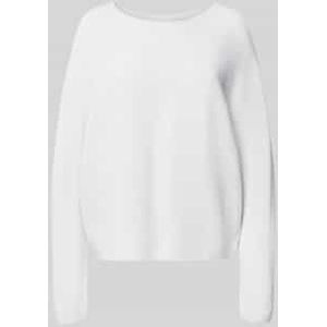 Glanzende gebreide pullover van wolmix