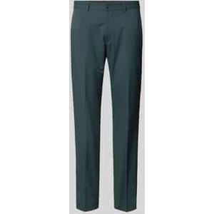 Slim fit pantalon met riemlussen