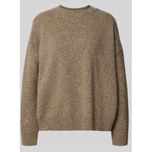 Regular fit gebreide pullover van zuivere wol, model 'SIBARI'