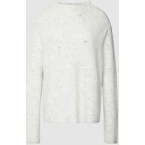 Opus - Ecru Trui - Ecru - Turquoise Accenten - Zachte Samenstelling