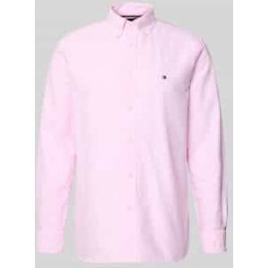 Regular fit vrijetijdsoverhemd van puur katoen