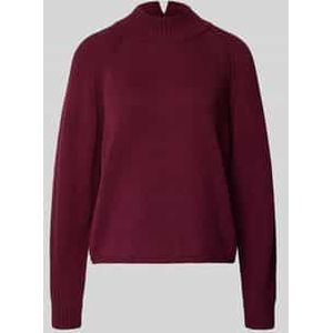 Gebreide pullover met opstaande kraag