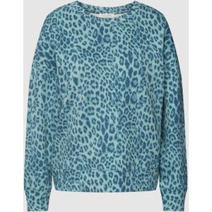 Oversized sweatshirt met dierenprint