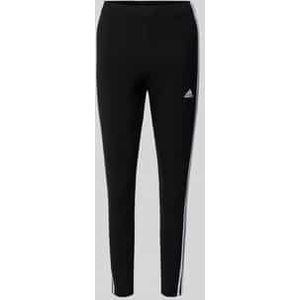 Tight fit legging met contraststrepen