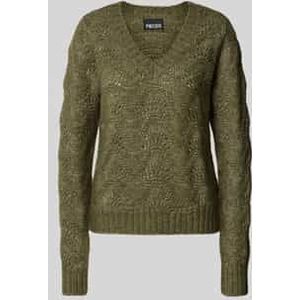 PIECES - Pcbibbi - Sweatshirt - Korstmos Groen - Dames