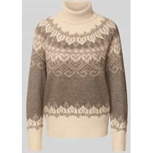 Gebreide pullover met ribboorden, model 'Merla'