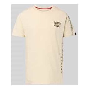 Alpha Industries Camo Sleeve T-shirt Met Korte Mouwen