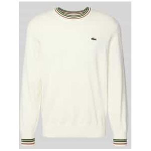 Regular fit gebreide pullover van zuiver katoen