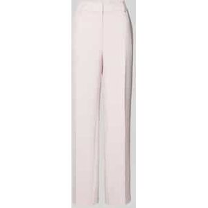 Wide leg stoffen broek met persplooien, model 'RITA'