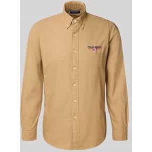 Slim fit vrijetijdsoverhemd met button-downkraag