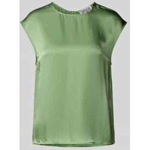 Blouseshirt van viscose met ronde hals, model 'Hoof'