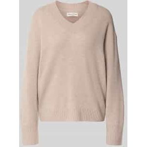 Marc O'Polo - Relaxed Fit - Gebreide Pullover - Wolmix - V-hals - Lange Mouwen