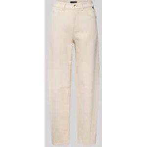 Relaxed fit high waist jeans met steekzakken