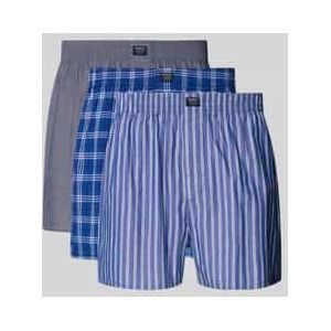 Boxershort met labelpatch in een set van 3 stuks