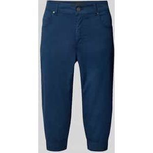 Slim fit capribroek in 5-pocketmodel, model 'Turn up'