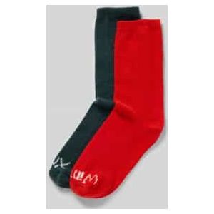 Sokken met elastische ribboordjes in een set van 2 paar