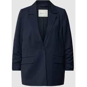 TOM TAILOR Denim - Damesblazer - Effen - Viscosemix - Los Model - Reverskraag - Knoopsluiting