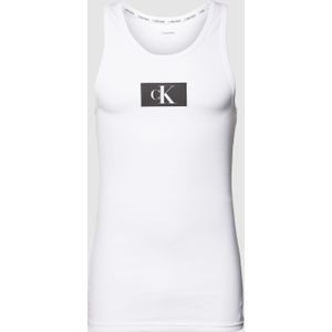 Tanktop met labelprint