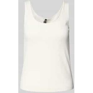 Regular fit tanktop van katoenmix, model 'FIA'
