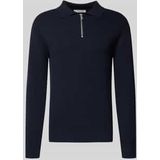 Regular fit gebreide pullover van biologisch katoen, model 'DANE'