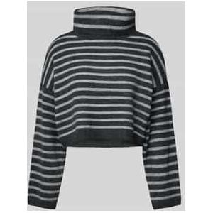 Korte gebreide pullover met col, model 'TALIO'