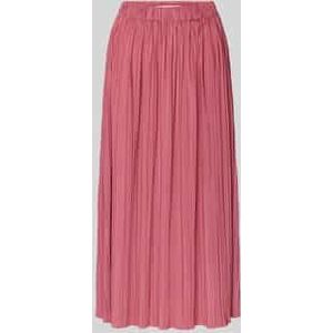 Midirok met plissévouwen, model 'UMA'