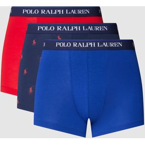 Boxershort met elastische band met logo in een set van 3 stuks