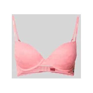 Push-up-bh met kant met motief