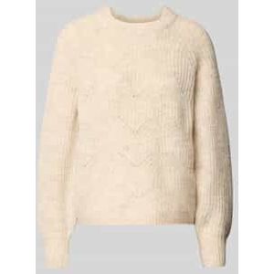 Only - Onlgila Life Ls Structure O-neck Bf - Trui - Whitecap Gray/melange