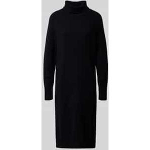 Gebreide jurk met rolkraag
