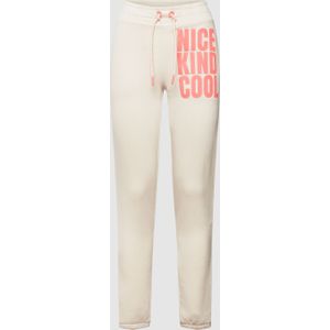 Sweatpants met statementprint