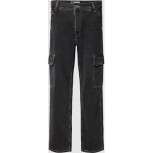 Jeans met labelpatch, model 'SILVERTAB'