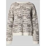 Cats Brothers - Gebreide Trui - Wolmix - Geribde Ronde Hals - Relaxed Fit