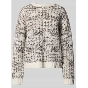 Cats Brothers - Gebreide Trui - Wolmix - Geribde Ronde Hals - Relaxed Fit