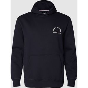 PLUS SIZE hoodie met labelprint, model 'SHADOW'