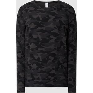 Sweatshirt met camouflagemotief