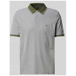 Regular fit poloshirt met logostitching