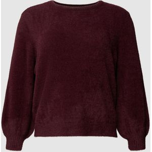 PLUS SIZE gebreide pullover met ronde hals