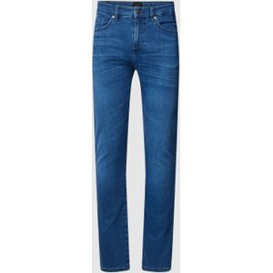 Jeans met labelpatch, model 'Delaware'