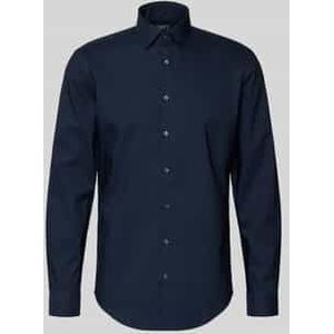 Slim fit zakelijk overhemd met stretch