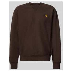 Sweatshirt met labelstitching