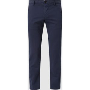 Modern fit chino met stretch, model 'Matthew'