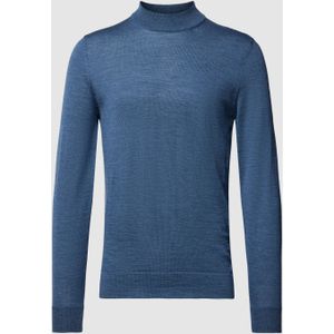 Gebreide pullover met opstaande kraag, model 'Marek'