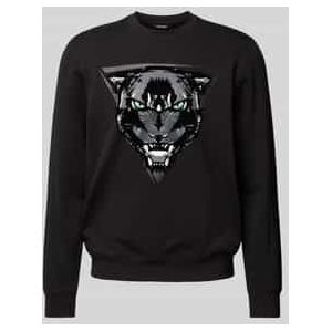 Sweatshirt met motiefprint