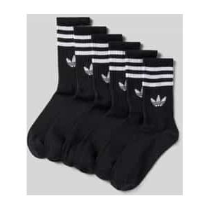 adidas - 3-Stripes Crew Socks - Wit - 6 Paar