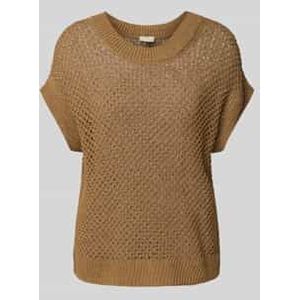 Gebreid shirt met ronde hals