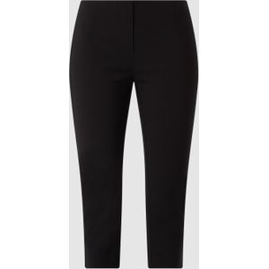 Straight fit capribroek met stretch, model 'Ina'