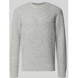 Gebreide pullover met ribboorden, model 'BLASIMON'