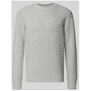 Gebreide pullover met ribboorden, model 'BLASIMON'