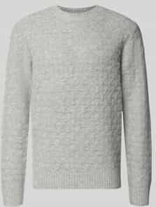 Gebreide pullover met ribboorden, model 'BLASIMON'